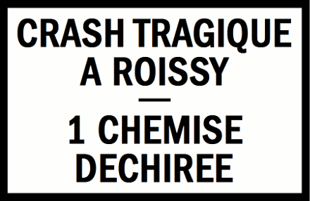 Image : crash tragique à Roissy le 5 octobre 2015