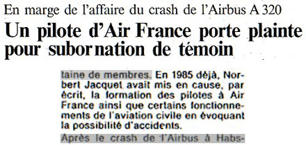Image : quotidien L'Alsace, 16 novembre 1988